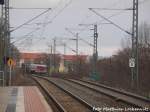 642 XXX / XXX aus Eilenburg kommend kurz vor dem Bahnhof Delitzsch ob Bf am 16.2.16