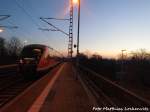 642 1XX / 6XX verlsst den Bahnhof Delitzsch ob Bf am 17.2.16