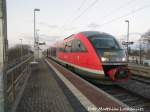 642 137 / 637 im Morgenlichen Bahnhof Delitzsch ob Bf am 26.2.16