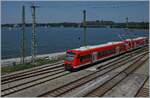 Zwei DB VT 650 rangieren auf dem Damm von Lindau Insel.

14. Aug. 2021