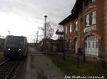 672 906 im Bahnhof Naumburg (Saale) Ost am 30.1.16