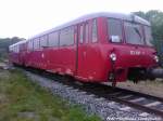 LVT 172 601-7 (972 172-0) & 172 001-0 (772 172-2) vom DB Museum Nrnberg die fr die EGP im Einsatz sind abgestellt in Putbus am 31.5.13