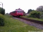 172 001-0 & 172 601-7 bei der Durchfahrt am Haltepunkt Lauterbach (Rgen) am 1.6.13