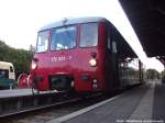 172 001 und 72 601 im Bahnhof Putbus am 13.7.14