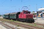 Am 16 September 2023 treft 169 005 mit ein Sonderzuglein in Landshut (Bay) ein. 