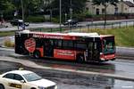 werbebus der marke mercedes citaro,eingestellt bei den hamburger verkehrs-vertriebe(HVV),aufgenommen in hh-billstedt,22.07.17