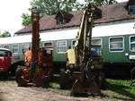 T-174 Bagger beim Sommerfest im Eisenbahnmuseum Weimar am 4.8.18