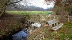 Brücke über den Allenbosteler Graben bei Bode (Hanstedt), Landkreis Uelzen.