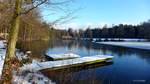 Harber Mühlenteich im Landkreis Heidekreis, Niedersachsen.