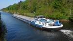 Motorgüterschiff  Ella  aus Stettin am 01.05.2014 um 10:30 Uhr im Oder-Havel-Kanal bei Zerpenschleuse.