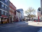 der hans albers-platz an der reeperbahn,21.04.20