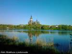 Kirche + Frankendammteich in Stralsund am 12.6.12