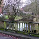 Fluß Hardau mit alter Waschbank in Suderburg.