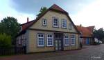 Baudenkmal in Soltau an der kopfsteingepflasterten Rosenstraße.