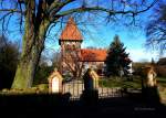 Im Rundlingsdorf Zebelin, zugehörig der Samtgemeinde Waddeweitz, findet sich diese Evangelische Kirche.