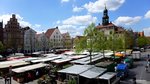 Wochenmarkt in Lüneburg.