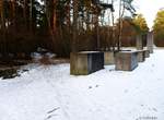 Betonklötze, auch Monument genannt, in Soltau am Ende des Oeninger Weges.