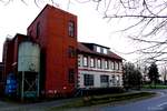 Genossenschaftliche Brennerei (Distillery) im Dorf Gerdau, Landkreis Uelzen. Aufnahmedatum 2017-12.