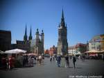 Marktplatz Halle/Saale am 5.6.15