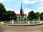 Buna-Brunnen in Halle (Saale) am 29.5.17