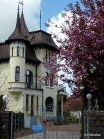 Wesselburen - Kulturdenkmal  Villa Assmus  im Jugendstil an der Straße Lollfuß.