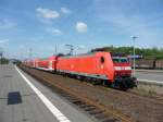 146 006 verlsst den Gelsenkirchener Hauptbahnhof.