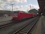 146 101 verlässt als RE nach Bremerhaven den Bremer Hauptbahnhof.