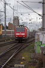 Bis nach Paderborn hatte 146 023 noch eine lange Strecke vor sich, als sie am 25.02.