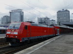 146 280 mit einem RE bei der Ausfahrt in Essen Hbf, 23.3.16