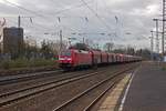 Nrdlich der Hauptachse im Personenverkehr verluft die Hamm-Osterfelder-Bahn, die als Schlagader des Gterverkehrs im Ruhrgebiet gilt.