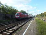 182 011 durchfhrt am 2.10.13 den Bahnhof Berlin-Karlshorst.