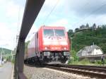 185 368 fhrt am 19.08.2010 in den Bahnhof Linz (Rhein) ein.