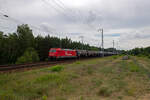 RheinCargo fhrt regelmig Kesselwagen-Ganzzge von und zu einer Raffinerie in Stendell bei Angermnde.