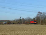 187 103 mit Güterzug bei Hilden, 27.2.2019.