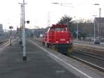 Lok 1506 der CFL Cargo S.A., eine G1206 von MAK durchfhrt hier am 20.02.2010 Wuppertal-Oberbarmen.