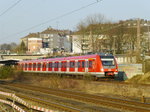 422 072 als S9 nach Haltern, Abfahrt aus W-Steinbeck am 17.3.16