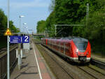 S8 nach Hagen Hbf beim Halt in W-Langerfeld, 7.5.2020.