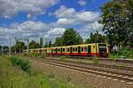 Am Wochenende fhrt die Linie S46 aus Richtung Knigs Wusterhausen kommend nur bis Tempelhof und es sind Dreiviertel- statt Vollzge unterwegs.