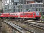 Aus Basel kommen 611 041 und 007, die hier am 31.07.14 in Ulm einfahren.