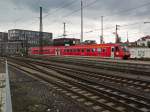 611 039 rangiert am 31.07.14 im hinteren Bereich des Ulmer Hauptbahnhofes.