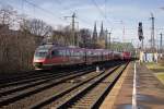 644 063 und ein weiterer 644 erreichen am 25.02.15 als RB38 aus Richtung Grevenbroich Köln-Deutz.