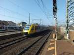 VT 289 der HLB rangiert am 14.3.14 im Bahnhof Fulda.