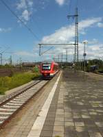 648 256 erreicht am 13.08.14 als RegionalBahn aus Richtung Bad Harzburg Göttingen.