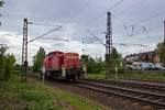 Kurz zuvor war 294 906 mit einem kurzen Gterzug in der Gegenrichtung unterwegs.