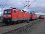 112 114,143 250 und 120 202,am 17.Dezember 2011,im Bh Rostock.