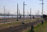 Blick auf das BW Rostock Hbf am Mittag des 27.03.2020