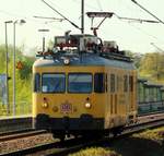 Diagnose VT 701 167-9(Oberleitungsmesswagen der DB Netzinstandhaltung)aufgenommen während einer Messfahrt durch den Schleswiger Bahnhof. 02.05.2012