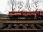 schüttgutwagen der gattung FANS/31 80 6770 425-0,aufgenommen beim bf glinde,11.02.14