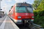 420 476 - 4 als S2 der S-Bahn München wartet am 28.06.2015 am Bahnsteig Altomünster.