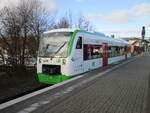 EIB VT306,am 01.Februar 2025,im Bahnhof Saalfeld.